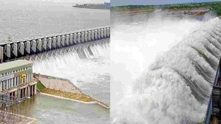 Krishna Floods: ఉరకలెత్తుతున్న కృష్ణమ్మ..ప్రకాశం బ్యారేజ్ గేట్లు మళ్లీ ఎత్తివేత..!!