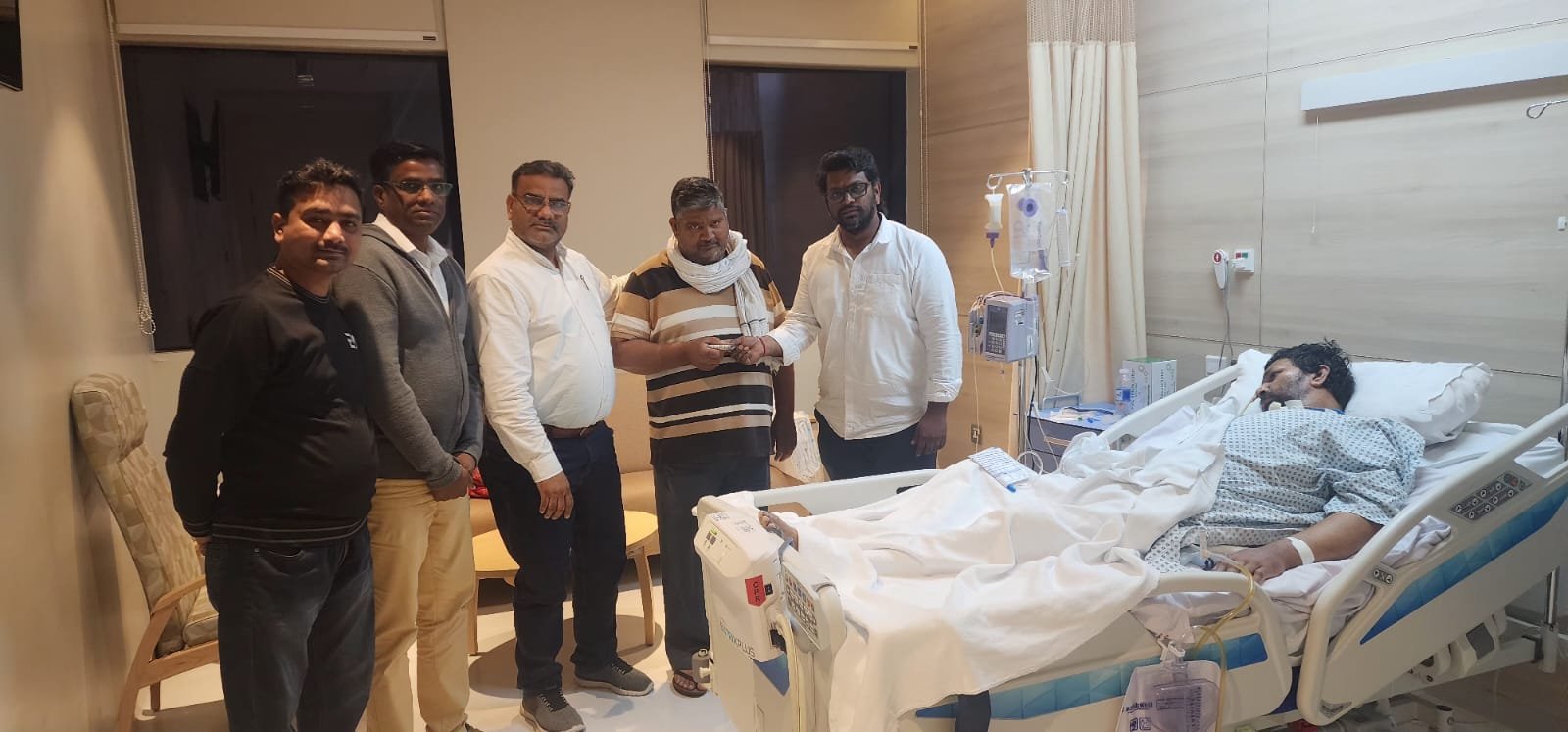 సాటా ఔదార్యం .... సౌదీ బాధితుడికి సహాయం