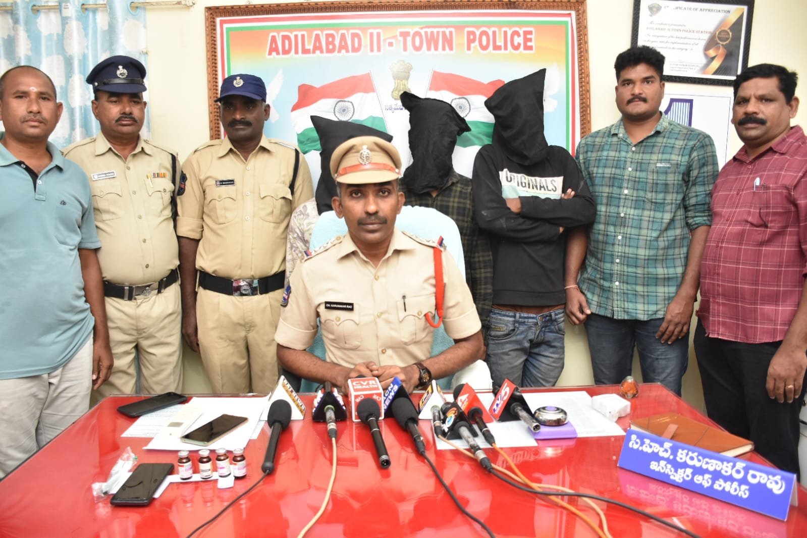 ఆదిలాబాద్ లో ముగ్గురు దొంగల అరెస్ట్, రిమాండ్