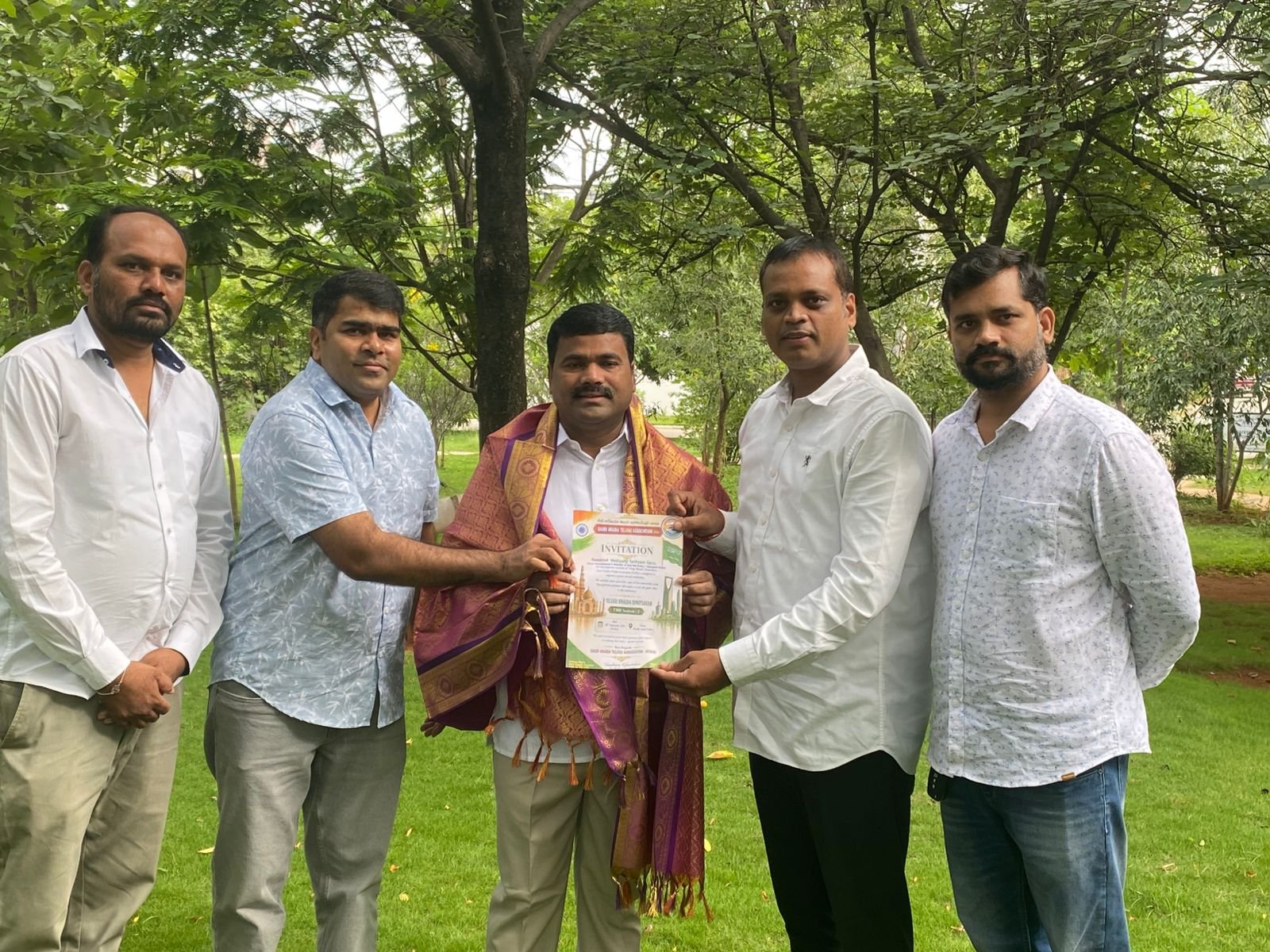 తెలంగాణ మంత్రి పొన్నం ప్రభాకర్ గారిని, ఎమ్మెల్యే మేడిపెల్లి సత్యం గారిని సౌదీ అరేబియాకు ఆహ్వానించిన 'సాటా' - Additional Image